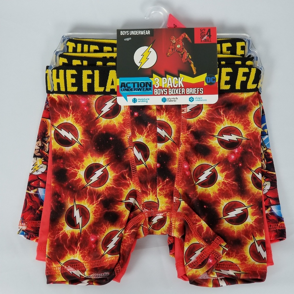 Action Underwear The Flash 3 pack boys